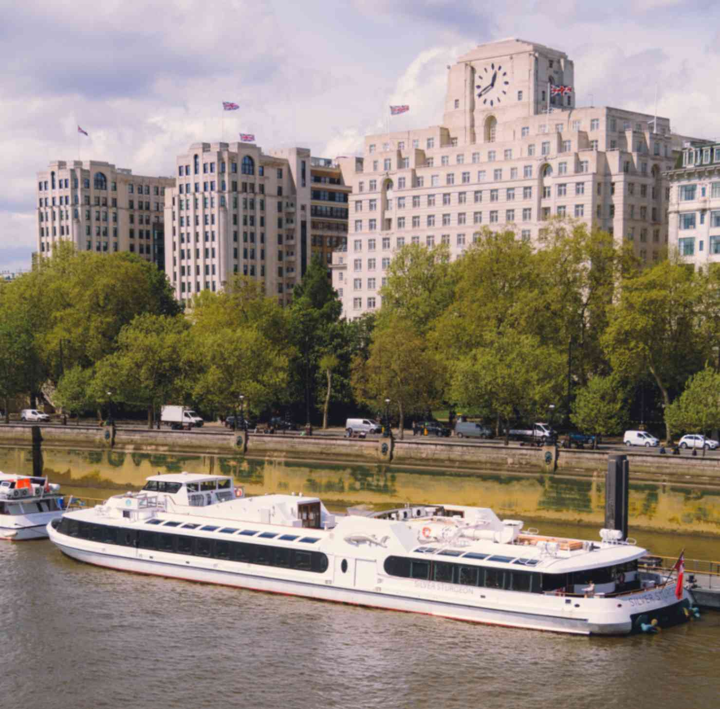 Ferry On The Thames